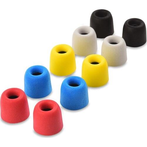 50PC T200 4.5mm Comply sets of sponge earbuds, in-ear mushroom head earbuds comfortable soundproof earbuds Slow rebound earmuffs