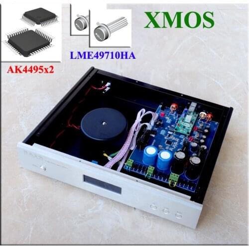 AK4495 dual parallel + LME49710 op amp + AK4118 + XMOS U8 USB input DAC decoder Machine