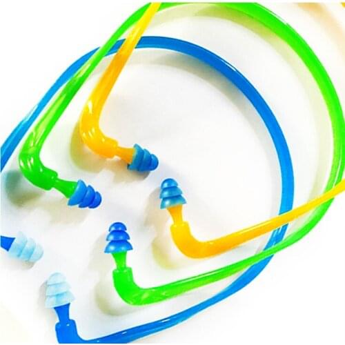 1 Pair Soft Ear Plugs Environmental Silicone Waterproof Dust-Proof Earplugs Diving Water Sports Swimming Accessories