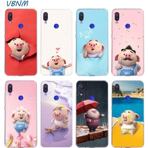 Pig Mans Case For Xiaomi Redmi Note 9S 9T 9 8 8T 7 6 5 Plus 4 4X Pro 9A 9C 8A 7A S2 6A 5A K30 K20 Cover