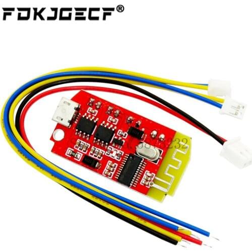 CT14 Micro 4.2 Stereo Bluetooth Power Amplifier Board Module 3.7v 5VF 5W+5W Mini with Charging Port for Refitting Idle Sound Box