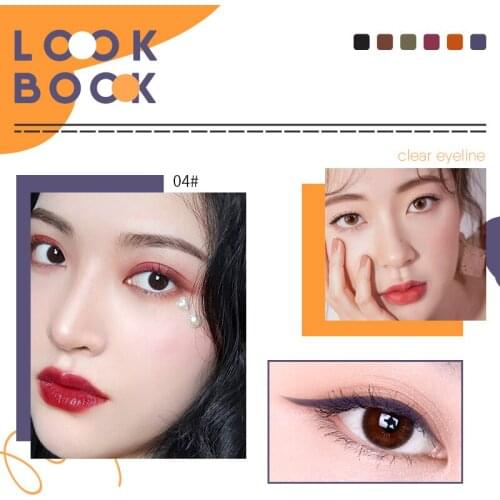 Color Eyeliner Pen Solid Eye Liner Pencil Waterproof Non-smudge Long-lasting Eyeliner Pen Eye Makeup Cosmetics TSLM1