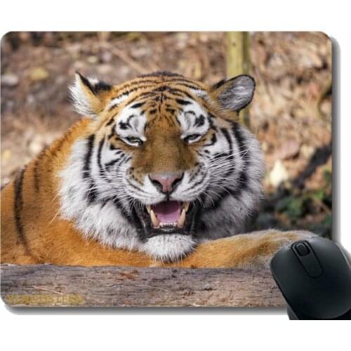 Colors Gaming Mouse Pad Custom Design Mat,Tiger Predator Animal 203632 Mouse Pad Mat