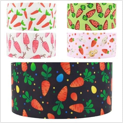 Q&N ribbon 16mm 22mm 25mm 38mm 50mm 75mm Pineapple Printed Grosgrain/FOE Ribbon DIY Handmade Materials Decorative Home Text