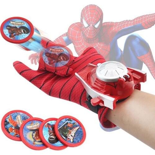 Marvel Avengers 3 SpiderMan Glove Action Figure Launcher Toy Kids Suitable Cosplay Costume Come With Retail Box