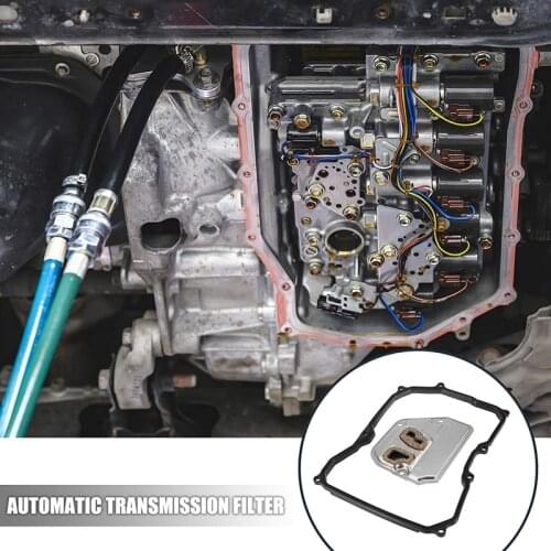 Oil Strainer Automatic Transmission Oil Filter with Pan Gasket Kit for BMW MINI Clubman Clubvan 24347566358