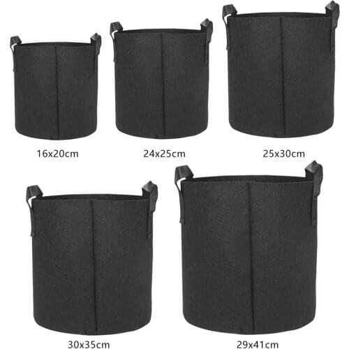 Vegetable Plant Grow Bag DIY Potato Grow Planter PE Material Cloth Tomato Flowers Planting Bag Foldable Saving Storage Space