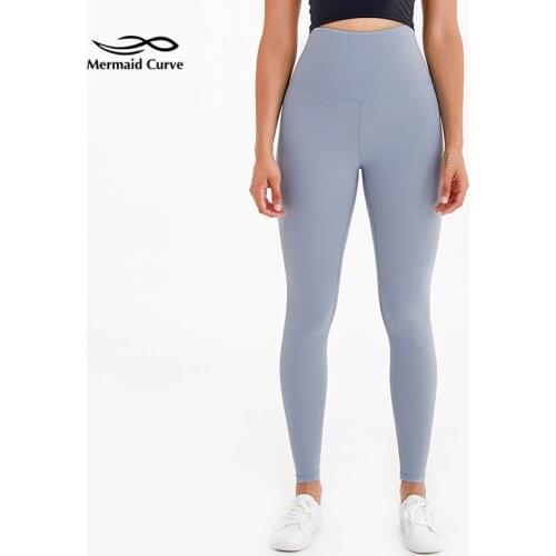 2021 New Ultra-High Waist Women Yoga Pants Moisture Wicking Nude Skin-Friendly Sports Leggings Running Quick Dry Fitness Legging