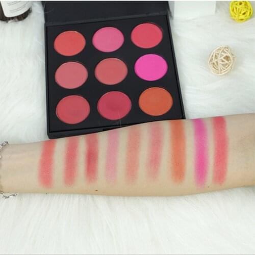 Wholesale Blush Palette Makeup Long Lasting Natural Powder Rouge Women Blusher Palette Cosmetics Custom Private Label