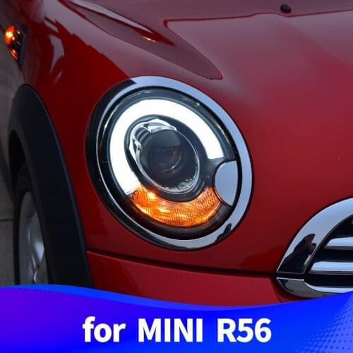 Headlight Assembly for Mini Cooper R56 2006-2013 Mini Hatchback LED daytime running light Xenon headlight