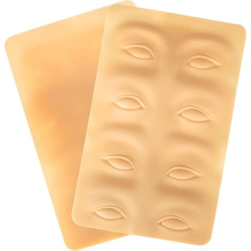 High Quality 5Pcs 3D Eyebrow Eyeliner Practice Skin For Permanent Makeup Skin Tattoo Microblading Beginner Training