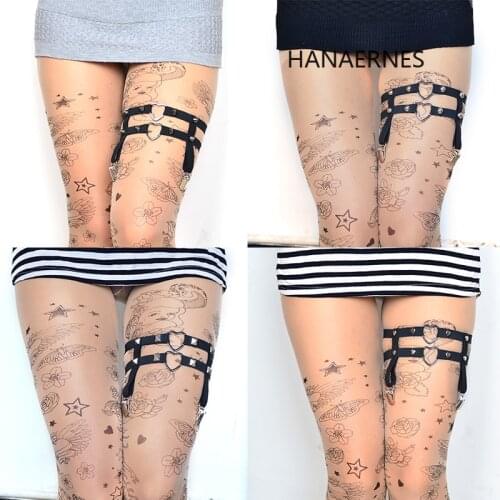 Harness Fashion Punk Strap Leg Garter Women Sexy Suspender Belts Bondage Stockings Belt Harajuku Shoulder Strap Harness