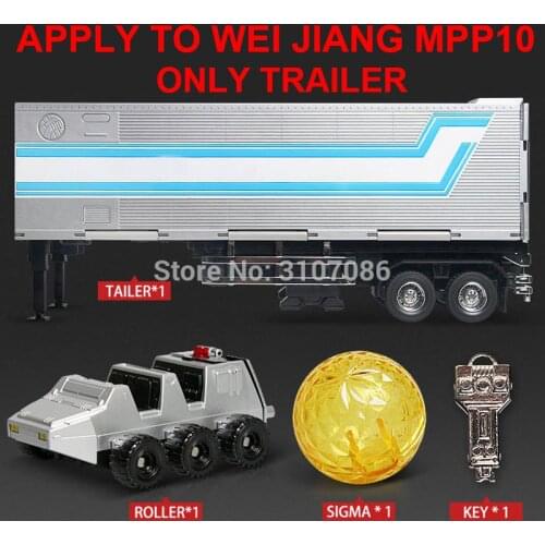 Wei Jiang Transformation MPP-10 Trailer Truck Container OP Commander Oversize KO Figure Accessory Robot Toys No Retail Box