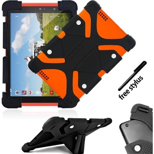Cover for Teclast A10S/M20 4G/P10/T20/Tbook 10/X98 Plus Tablet Stand Anti-fall Lightweight Tablet Silicone Protective Case