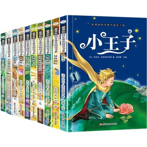 10 Books Classic Fairy Tales Coloring Pictures Prince Primary School Childrens Literature Early Education Story Book New Livros