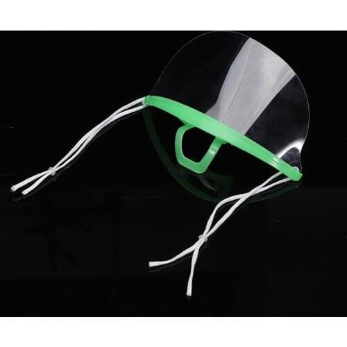 10PCS Hot Transparent Gourmet party Masks Permanent Anti Fog Catering Food Hotel Plastic Kitchen Restaurant Masks Chefs special