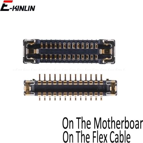 Inline FPC Connector For iPhone X XR XS Max LCD Display 3D Touch Screen On Logic Motherboard Flex Cable Mian Board