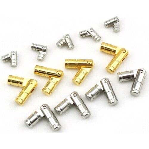 50Pcs Retro jewelry Box Conceal hinges Miniature Cylindrical hinges for Collection/Cigarette Hinges Gold/Silver Furniture Hinge