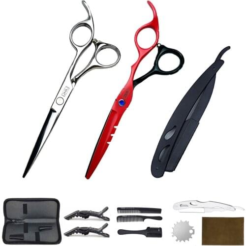 6" 17cm 440C stainless Salon Hair Scissors Thinning Scissors Hairdressing Scissors Barber shop thinning scissors