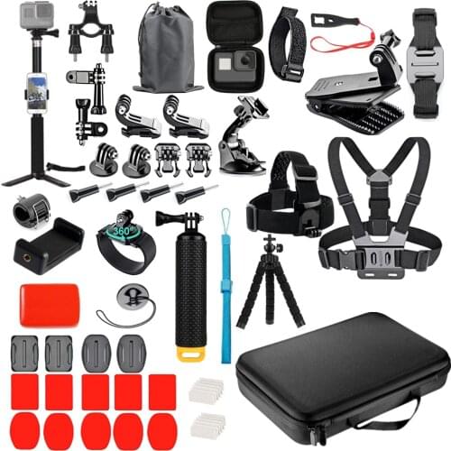 For Gopro Hero 9 Accessories Action Camera 4K For Insta360 One X2 Motorcycle Backpack Case Helmet Mount Bracelets On Hand Strap