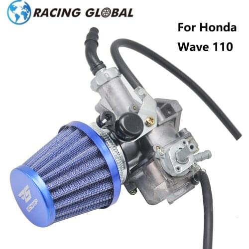 ALCON-WAVE110 110cc Motorcycle Carburetor WAVE DASH 110 AFX110 AFS110 AFP110 Carburetor for Honda Keihin with Air Filter