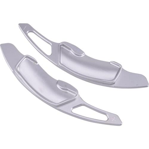 Aluminum Alloy Steering Wheel Shift Shifter Paddle Extension Silver Fit For Subaru Legacy Forester Brz XV Outback Impreza