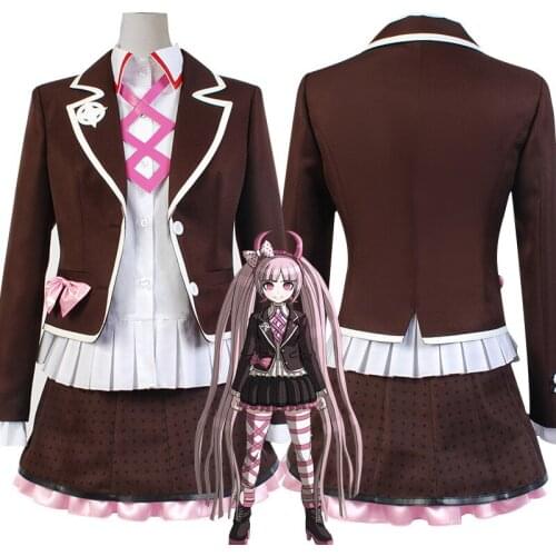 Anime Danganronpa Two-dimensional Peripheral Cos Girl Sora Muyanko Cos Clothing Game Anime Campus Performance Clothing Cosplay