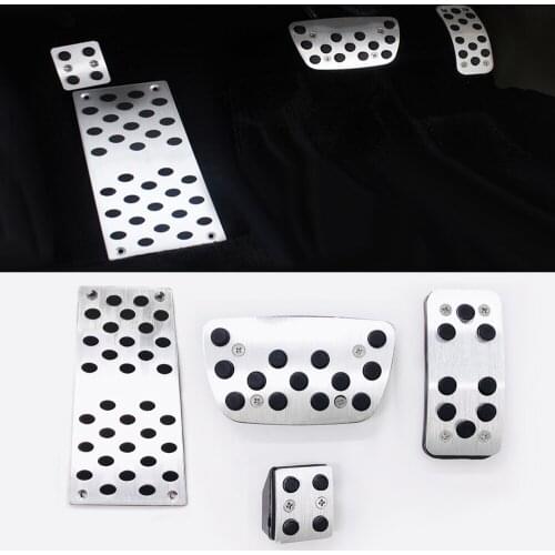 For Toyota Camry XV40 XV50 2006-2017 Non-drilling Car Gas Fuel Brake Pedal Accelerator Cover Pad Case Trim Frame Accessories