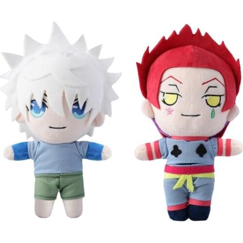 HUNTERxHUNTER Killua Zoldyck Hisoka Plush Toys Dolls anime Hisoka Killua Stuffed Toy PP Cotton Nice Gift Size 22cm
