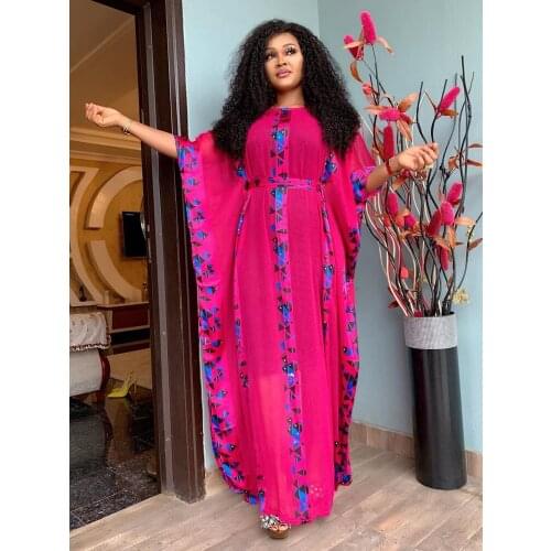 2 Piece Set African Dresses For Women Dashiki Long Maxi Dress Autumn Summer Traditional Robe African Clothing Fairy Dress