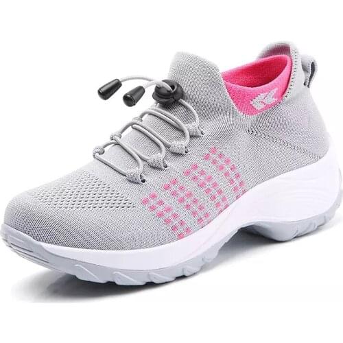Breathable Mesh Tenis Ladies Shoes Womens Sports Shoes Women Flat Platform Shoes Woman Sneakers for Women Sock Sneakers Womens