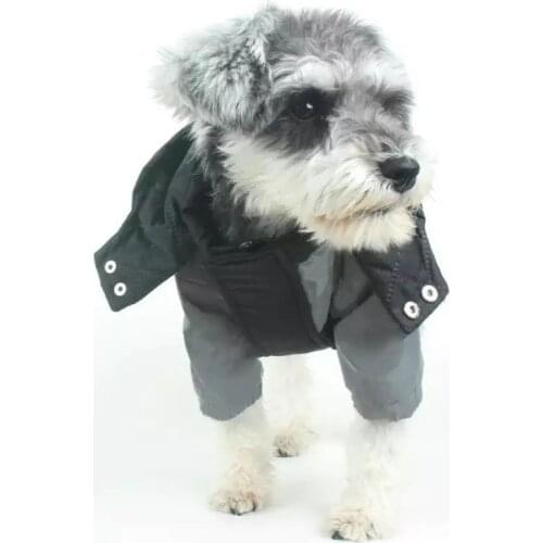 Fashion Pet Reflective Jacket Coat Winter Warm Dog Clothes for Small Medium Dogs French Bulldogi Pug Dropshipping Costume