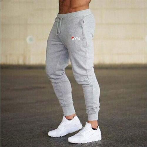 GYMS WINER Men sportswear fitness Pants Casual Elastic cotton Mens Fitness Workout Pants skinny Sweatpants Trousers Jogger Pants