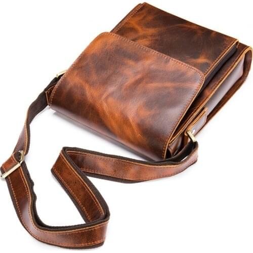 Quality Genuine Leather Briefcase Men Satchel Male Messenger Bag Leather Laptop Bag Business Briefcase Crossbody Bags For Men