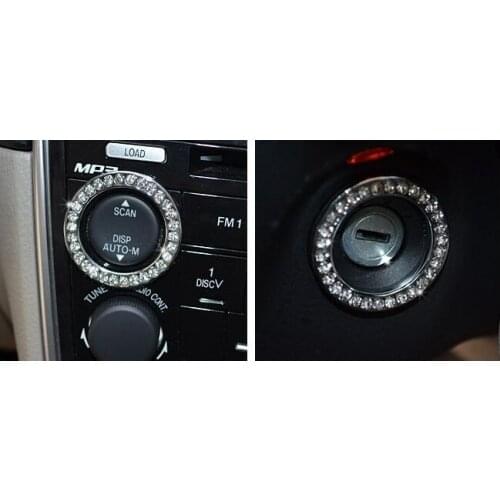 Car Engine Start Stop Ignition Ring Sticker For BYD cs35 cs75 ec7 ec8 luxgen 7 F3 SAAB 9-3 9-5 93 95 MG GT MG3 MG5 MG6 MG7 MG3SW