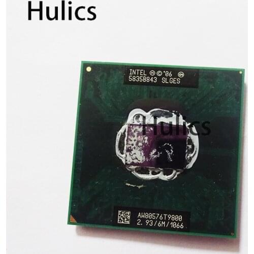 Hulics Original Intel Core 2 Duo T9800 notebook CPU Laptop processor CPU PGA 478 cpu