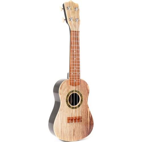 21 inch Wood UKulele Kids Imitation 4-String Portable Guitar Instruments for Kids Musical Gifts Stringed Instruments Mini Guitar