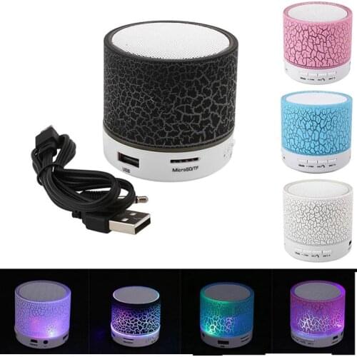 LED Portable Mini Bluetooth Speakers Wireless Speaker With TF Mic Blutooth Music For Xiaomi iPhone phone