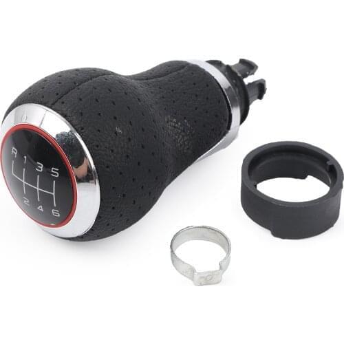Auto Car 6 Speed Manual Gear Shift Knob Gaiter For Audi A4 S4 B8 A5 8T Q5 8R S Line 2007 2008 2009 2010 2011 2012 2013 2014 2015