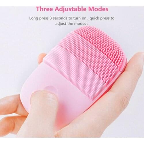 Facial Cleansing Brush Face Skin Care Tools Waterproof Silicone Electric Sonic Cleanser Facial Beauty Massager