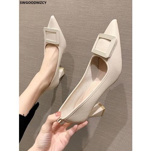 SWGOODMZCY Shoes With Medium Heels