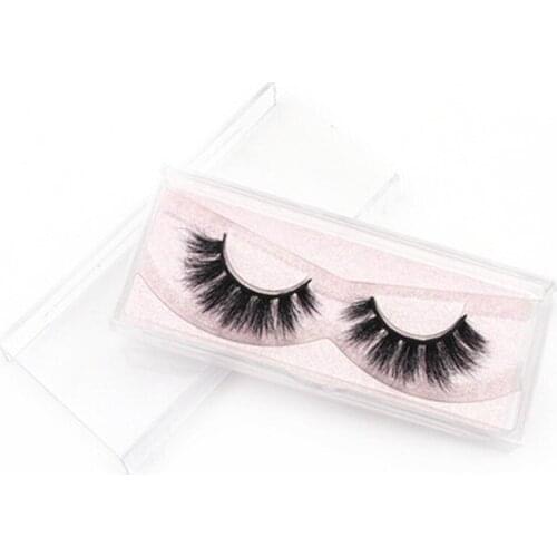 Thick Eyelashes 3D Mink Natural Long Cross False Eyelashes Handmade Reusable Eyelashes Extension for Makeup