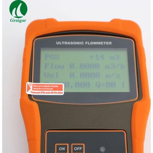 TUF-2000H+TS-2 Digital Ultrasonic Flowmeter DN15-100mm Transducer Liquid Flow Meter