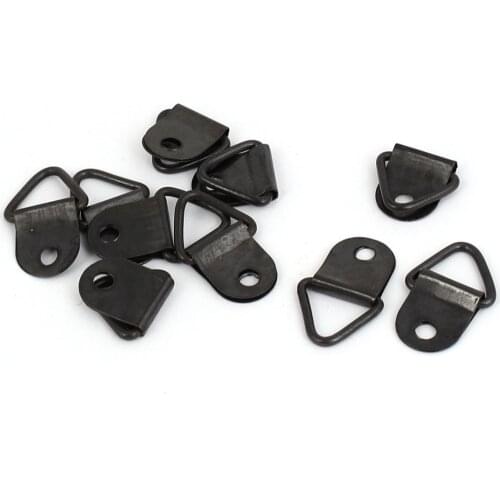 UXCELL 22Mm X 14Mm Single Hole Triangle D-Ring Picture Frame Hanging Hangers 10Pcs