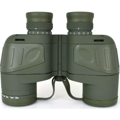 10X50 Waterproof Optics Military Binocular Telescope Shockproof Spotting Scope with Compass for Camping Travel Hunting Boshiren