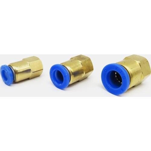 Air Pipe Fitting 10mm 12mm 8mm 6mm Hose Tube 1/8" 3/8" 1/2" BSP 1/4" Female Thread Brass Pneumatic Connector Quick Joint Fitting