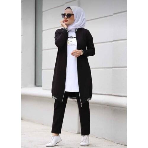 Womens suit 3 pcs tracksuit set sports suit muslim fashion islamic clothing