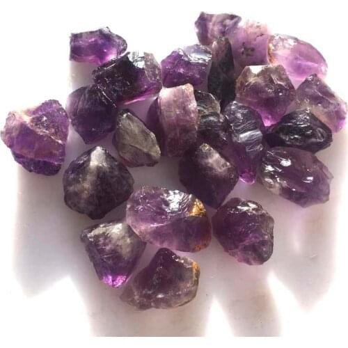 100g Natural Rough Specimen Amethyst Point Quartz Crystal Natural Stones and Minerals Fish Tank Stone Engraving Raw Material