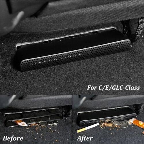 2Pcs Car Air Outlet Cover Car Rear Seat Air Conditioning Vent Cover For Benz C / E / GLC Class W205 S205 W213 S213 Car Styling