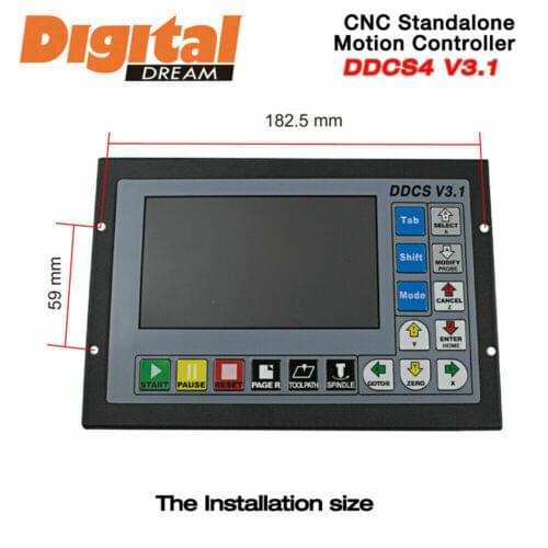 3 Axis Motion Controller Offline CNC 500KHz CNC Standalone Control DDCS V3.1